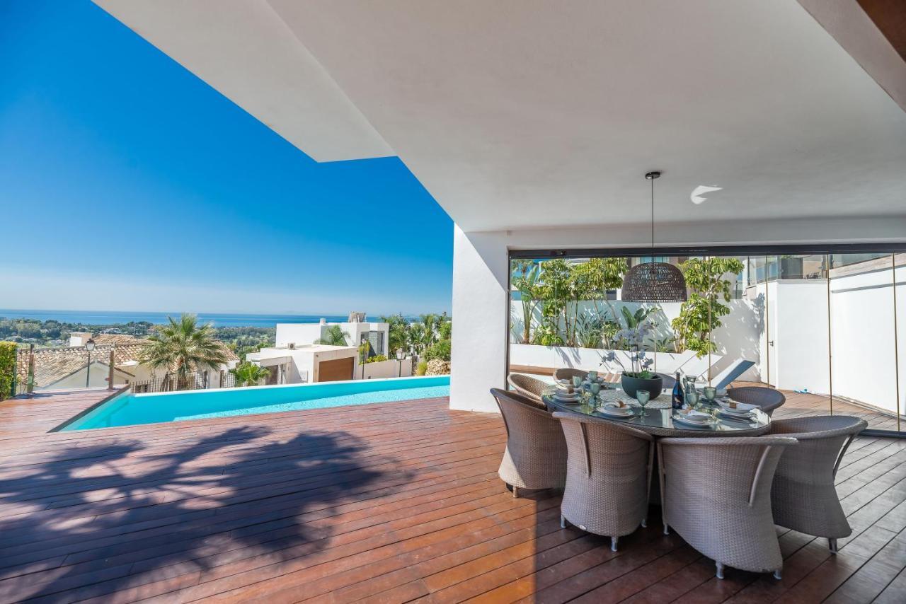 Vacation Marbella I Villa Paraiso The View, Infinity Heated Pool, Sea View, 24-7 Security, Golf Courses Estepona Bagian luar foto